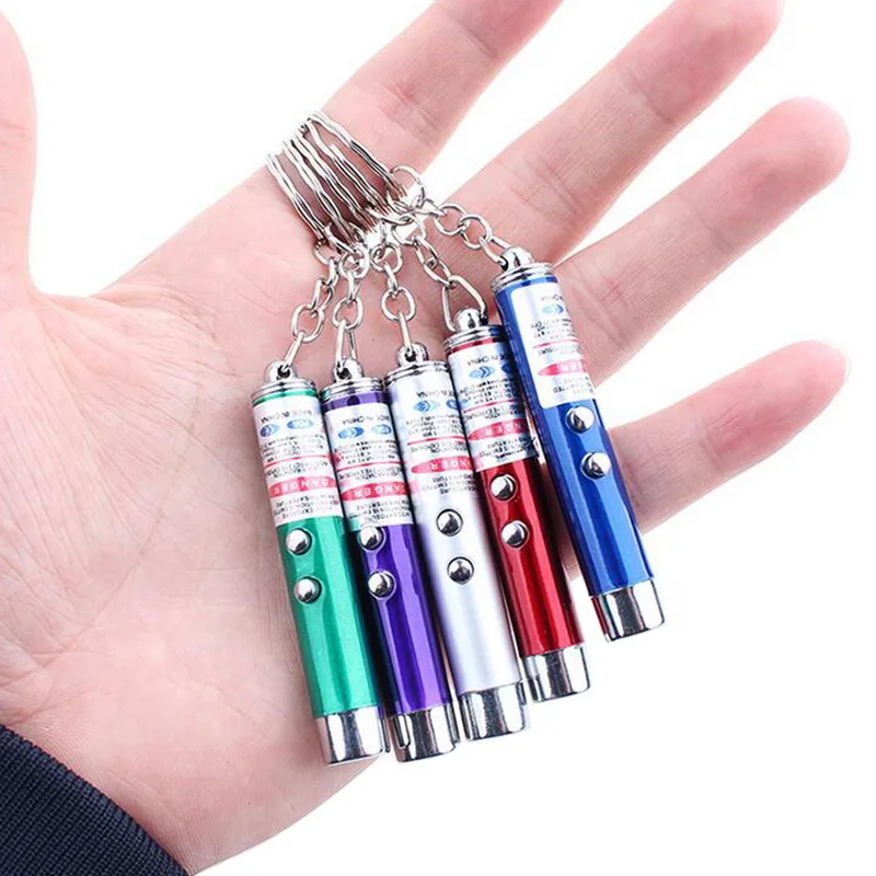 Многофункциональный светодиодный светильник для кошек и питомцев 2 в 1 брелок