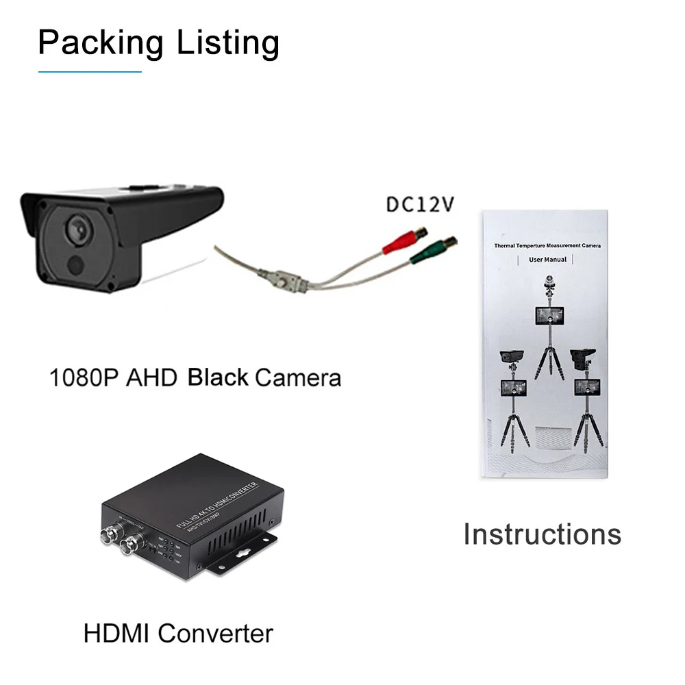 Фотоаппарат с индикацией температуры и видео преобразователем 4K на HDMI|Камеры