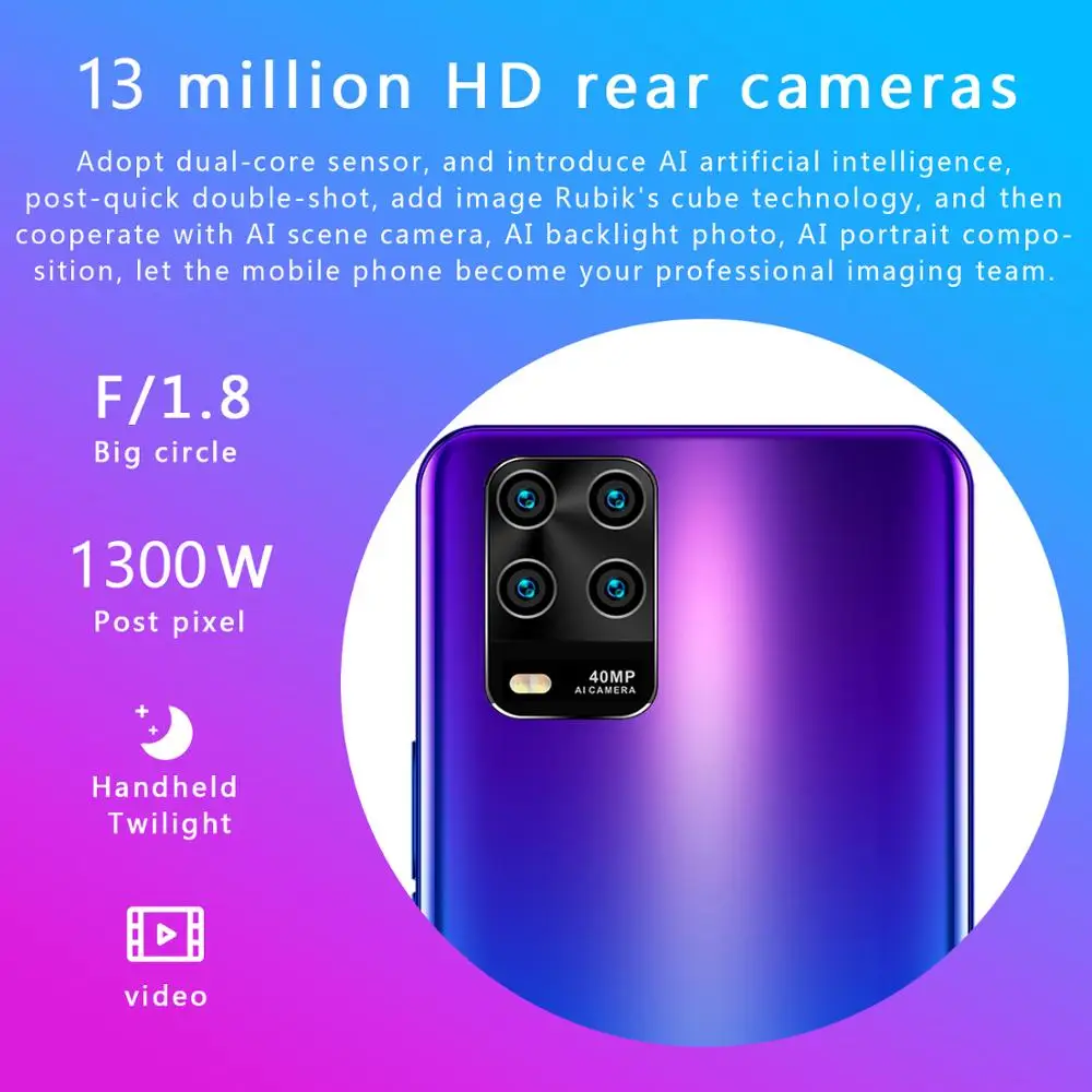 

Global Version SOYES ME10 Android Smartphone 7.12Inch 4800mAh Mobile Phone 5MP+13MP Cellphones 2GB+16GB Face ID Unlocked Phones
