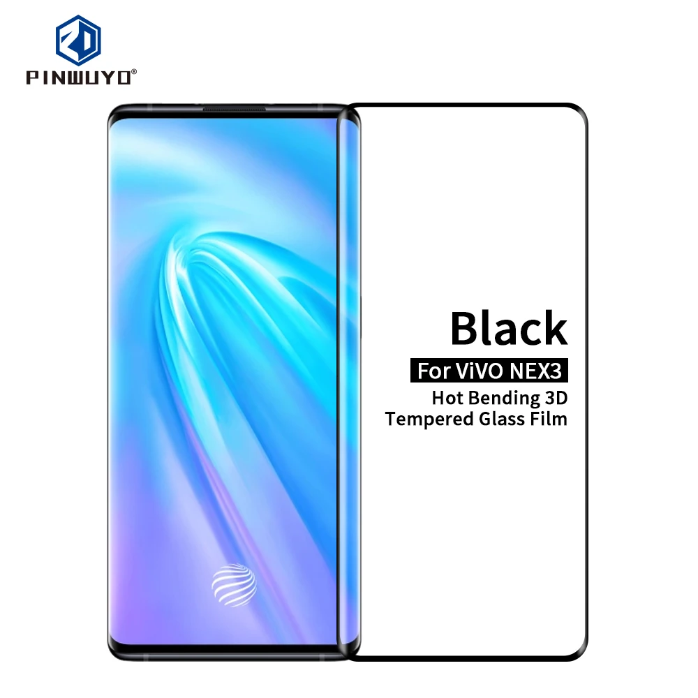 PINWUYO 3D изогнутое стекло для VIVO NEX 3 9H Закаленное пленка Nex Защита экрана NEX3|Защитные