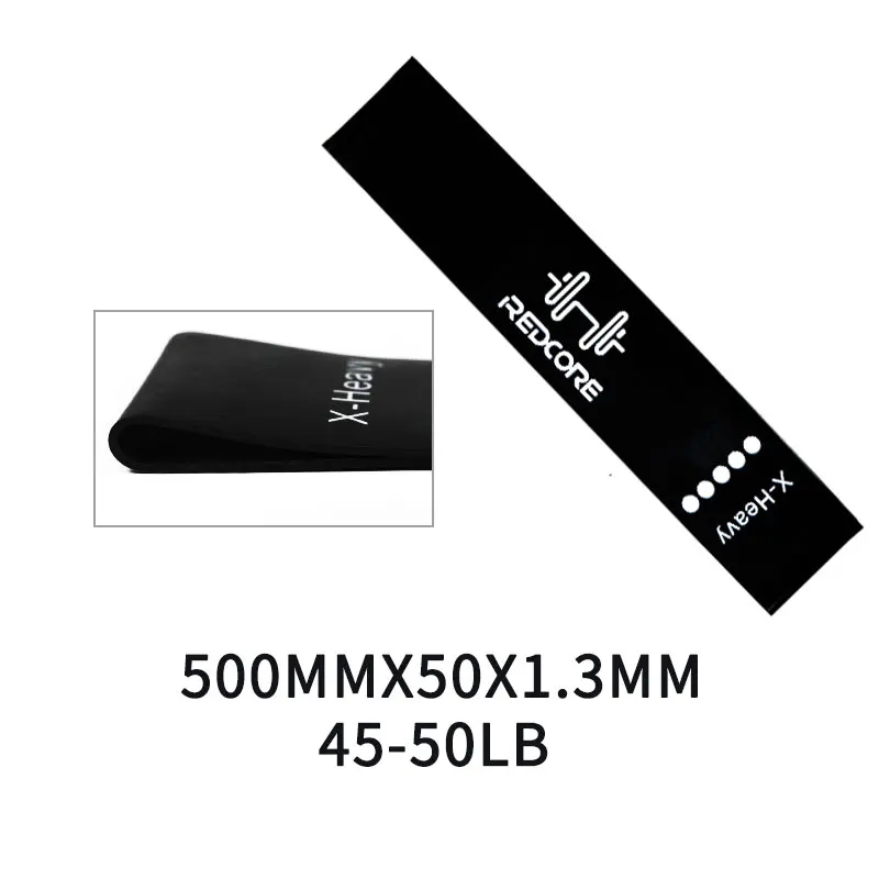 45-50lbs XC 5 уровневые Эспандеры, разработанные для мужчин, эластичные резинки для йоги, пилатеса, 10-50LBS, эластичные резинки для фитнеса, тренировки, оборудование для мужчин t - Цвет: 45-50lbs