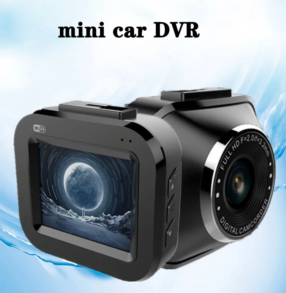 Автомобильный мини видеорегистратор Conkim HD 1080P Wi Fi мониторинг парковки камера для