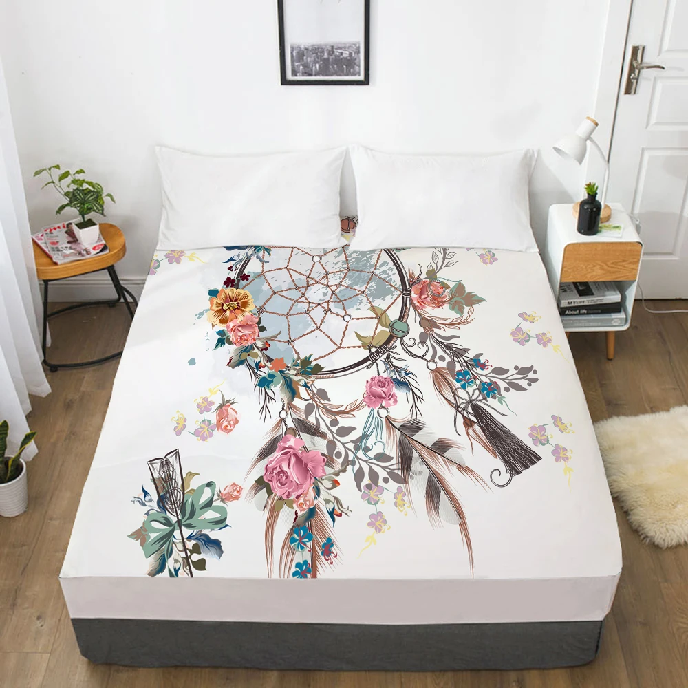 Простыня эластичная натяжная простыня на резинке 150/180/200/160*200 наматрасник