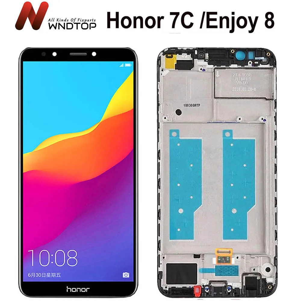 Pantalla táctil LCD de 5,99 pulgadas para Huawei Honor 7C, pantalla táctil de LND-L29, LND-AL30, LND-AL40, para Huawei Enjoy 8