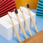 Бамбуковая дорожная зубная щетка 20000, очень мягкая щетина Nano, уход за полостью рта, зубная щетка, Экологически чистая для чувствительной десны