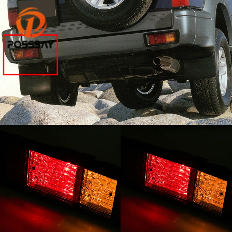 Автомобильный задний фонарь posbay противотуманная фара для Toyota Land Cruiser Prado (90) 1997 1998