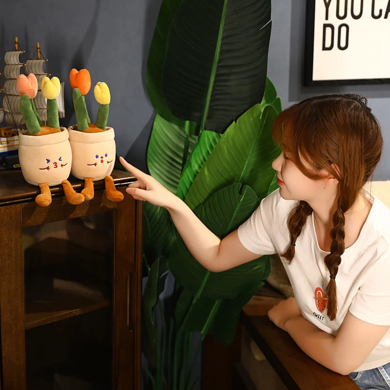 

Tulip decorations, cute, healing, creative, bedside, home, birthday gifts, Childrens Day, decorations, office desks, dormitory