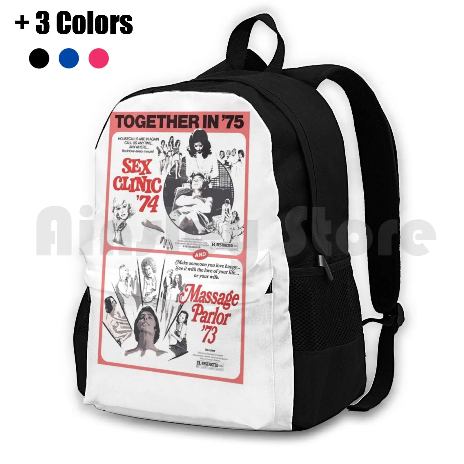 

70S Exploitation Outdoor Hiking Backpack Riding Climbing Sports Bag Vintage Retro Vintage Movies 70S 70S Movies Exploitation