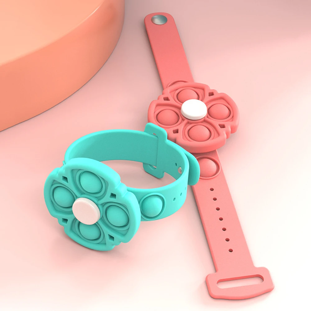 

Антистресс, вращающиеся игрушки для снятия стресса, пузырьковый пузырь, пузырьковый браслет, пузырь для снятия стресса, игрушка браслет с п...