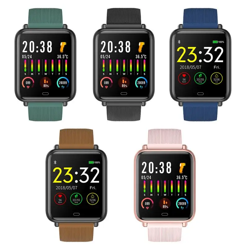 

Multifunctional Health Monitoring Watch All-weather Body Temperature Blood Oxygen Monitor Large Screen Waterproof Watch