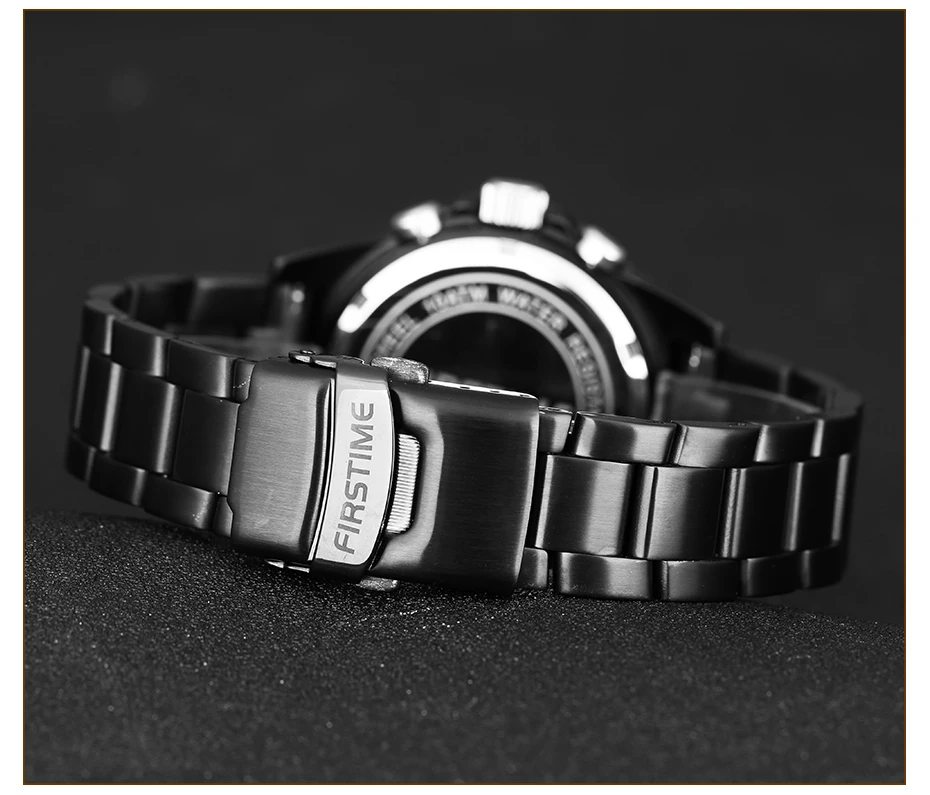 Япония Chronograp мужские Relogio Masculino для дайвинга 100 метров Водонепроницаемость все нержавеющая сталь мужские Wirstwatcch BERNY