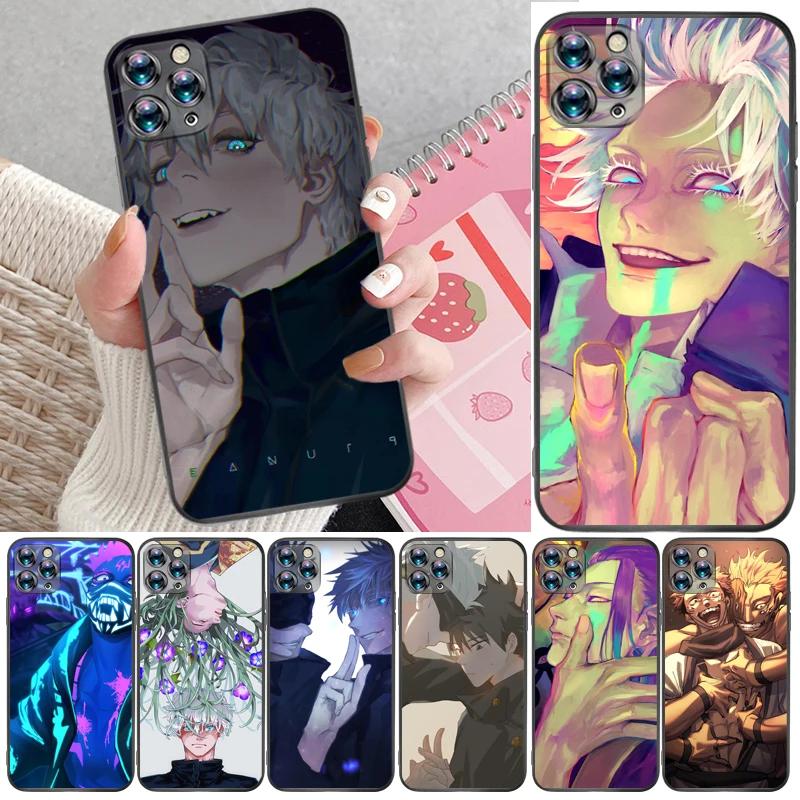 

Jujutsu Kaisen Yuji Itadori Sukuna Satoru Gojo Fushiguro Megumi Phone Case For iPhone 6 6S Plus 7 8 Funda Coque Back Cover