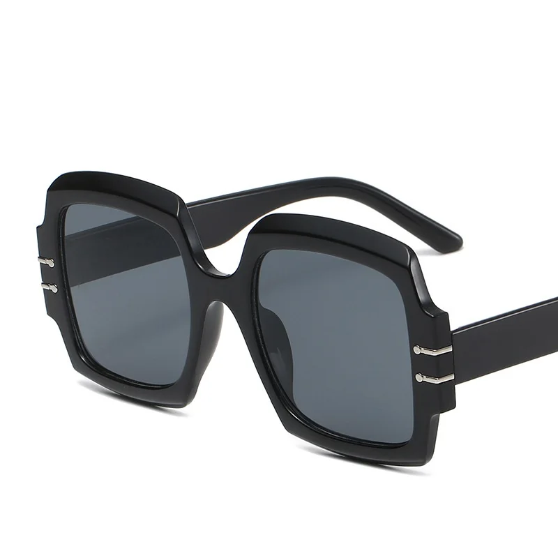 

New Oversized Square Sunglasses Vintage Women Men Luxury Sun Glasses Black Big Shades Retro Male Female Oculos Gafas UV400