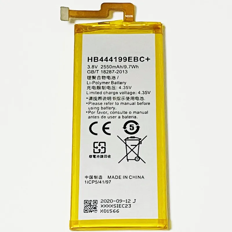3 8 в 2550 мА/ч HB444199EBC + для Huawei Honor 4C CHM U01 CHC CL00 U03CHC U23 C8818 аккумулятор|3.8v battery|battery 3.8vhonor 4c |