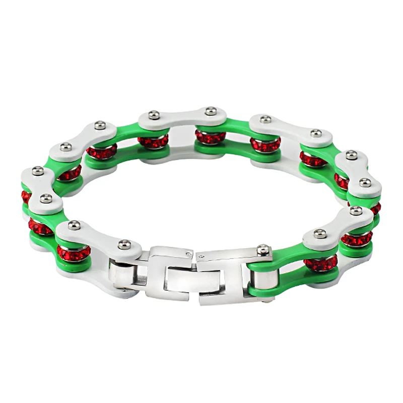 Женский и мужской браслет цепочка в стиле панк рок из нержавеющей стали 316L с