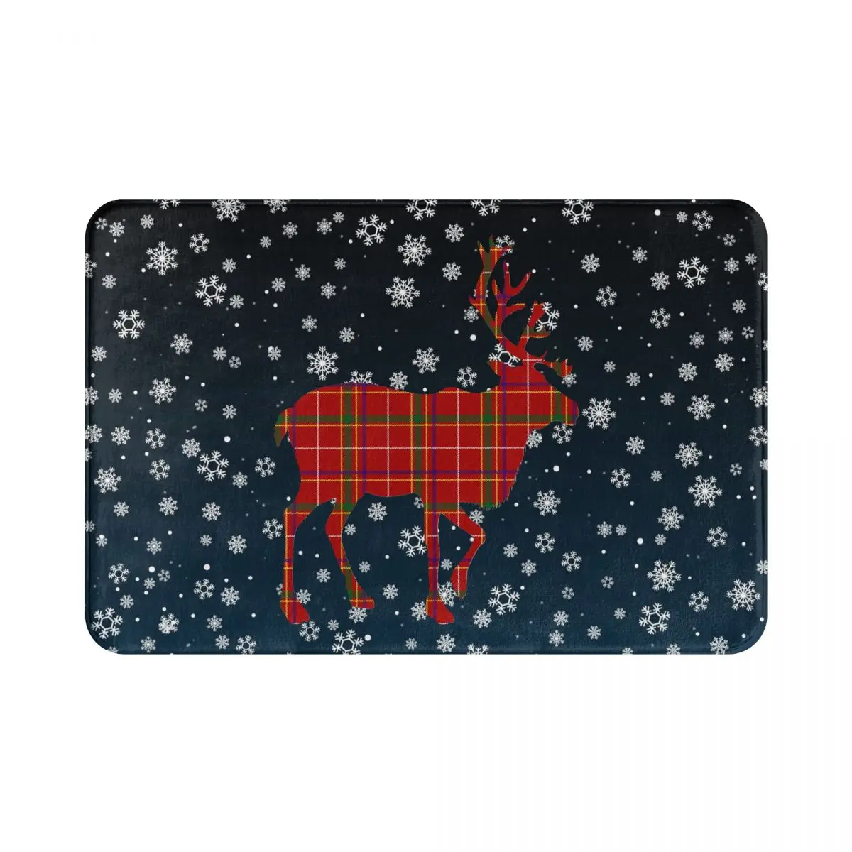 

40cmX60cm Christmas pattern absorbent non-slip door mat bath mat floor mat