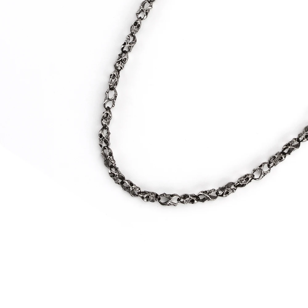 2021 новые 79 см полный череп прямые джинсы мужской бумажник Ремни Серебряный