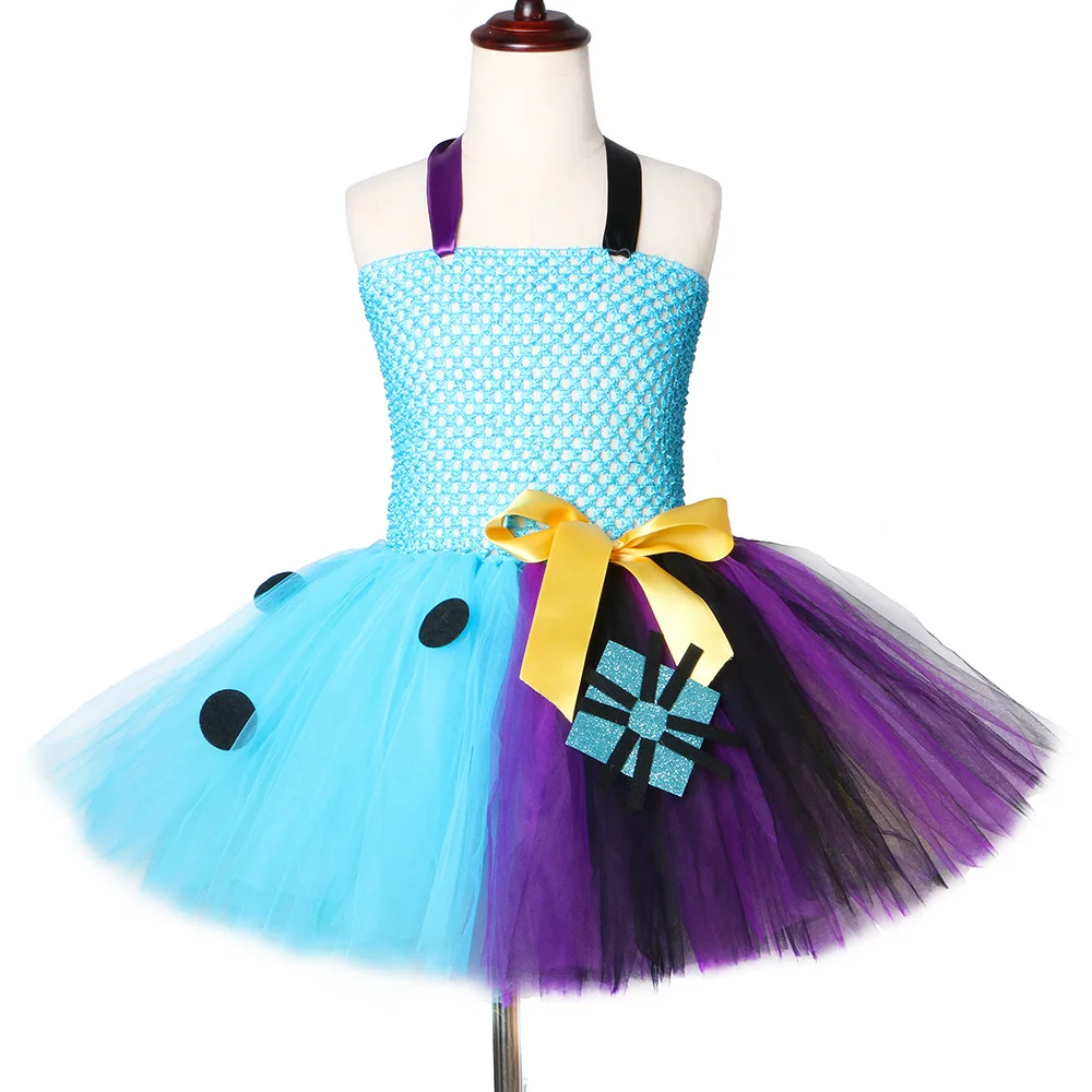 Кошмар до Рождества Салли дети Ragdoll пачка платье Дети Хэллоуин костюмы для