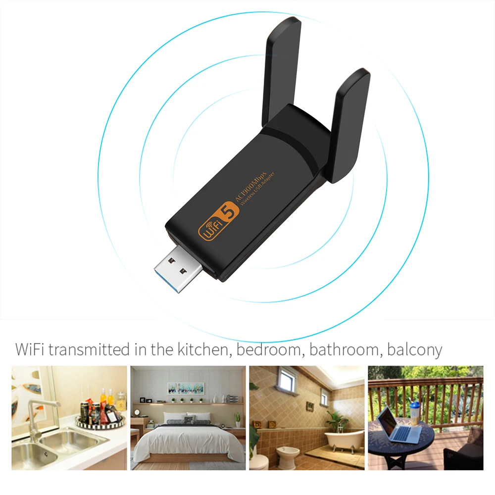 USB Wi Fi адаптер 802.11AC 1900 Мбит/с|Сетевые карты| |