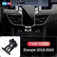 car mobile phone holder for ford escape 2018 2019 2020 360 degree gravity stand air vent outlet special mount navigation bracket