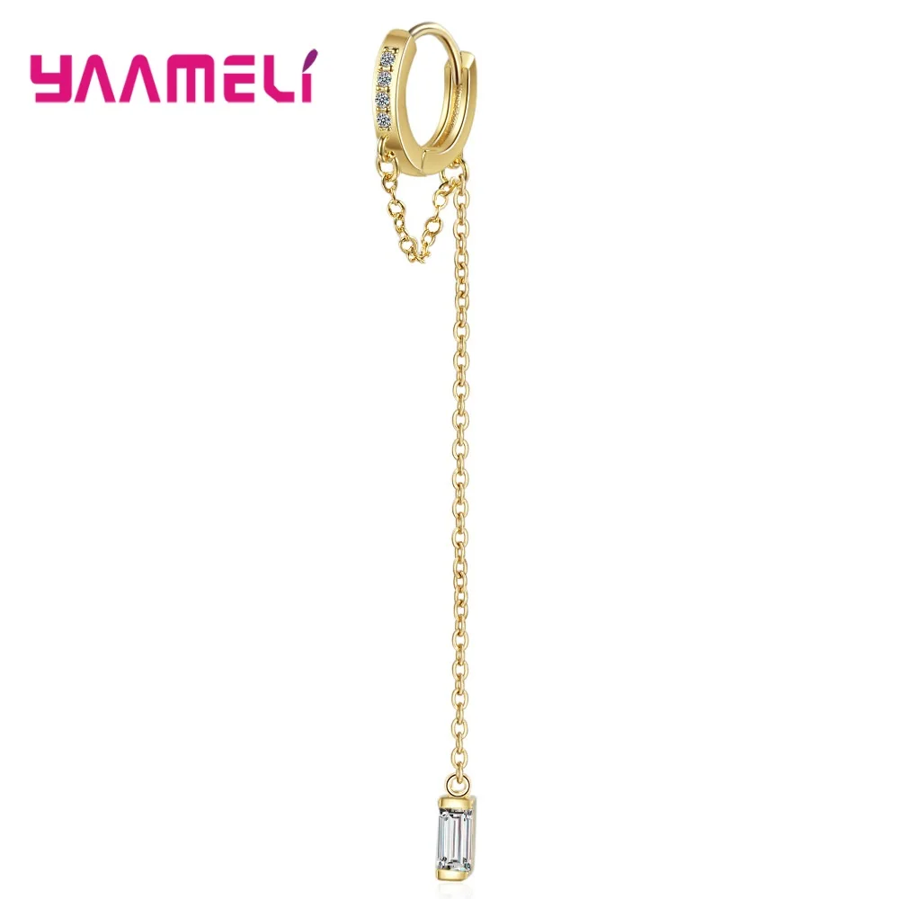 100% Стерлинговое Серебро 925 пробы милые модные серьги-капли для женщин и девочек