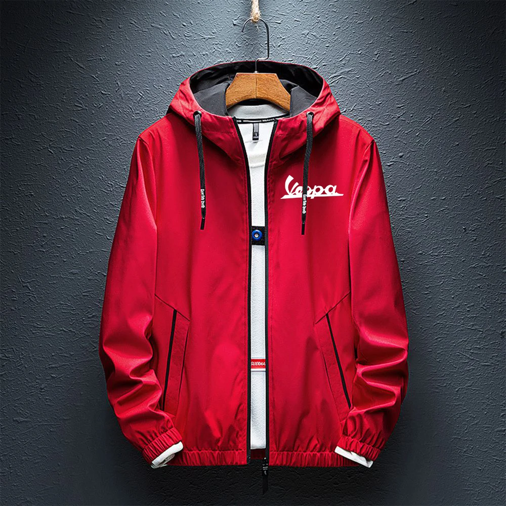 Удобное пальто с логотипом Vespa весна-осень 2021 ветрозащитные и быстросохнущие