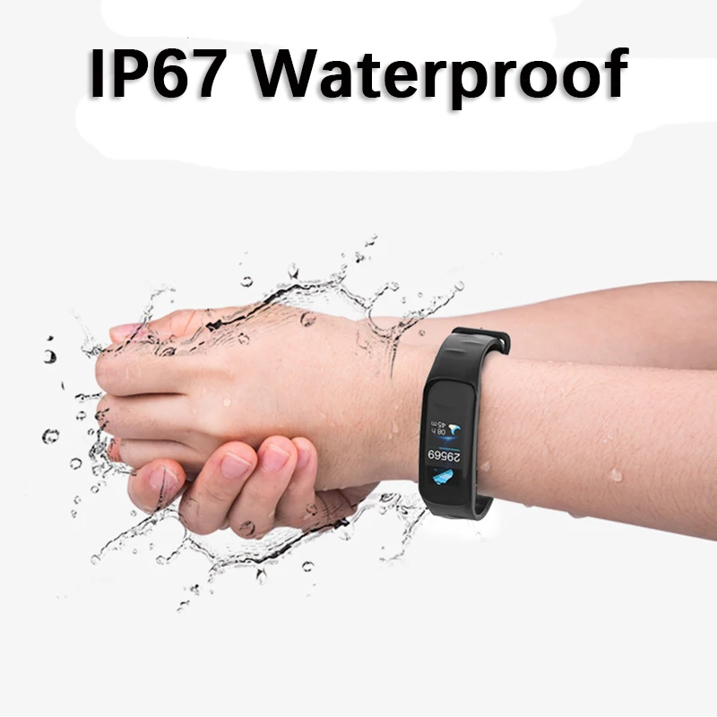 

BINSSAW Women Smart Bracelets Fitness Tracker Color Screen Smart Watch Heart Rate Monitor Smart Wristband Sports Watches Men+BOX