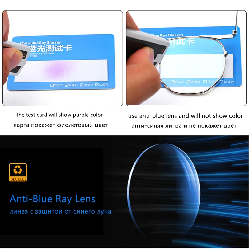 

Vintage Anti-blue Light Glasses For Men PC Alloy Frame Flat Mirror Computer Glasses Vision Care Eyeglasses Lunette Okulary