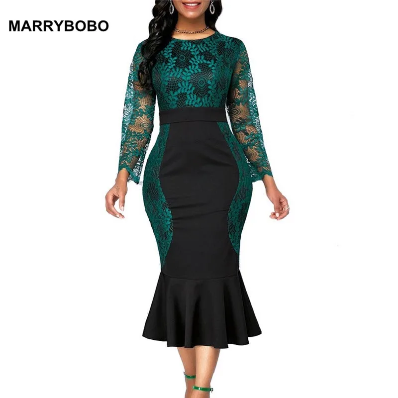 Женское винтажное платье Русалка с вышивкой длинным рукавом|Женские платья| |