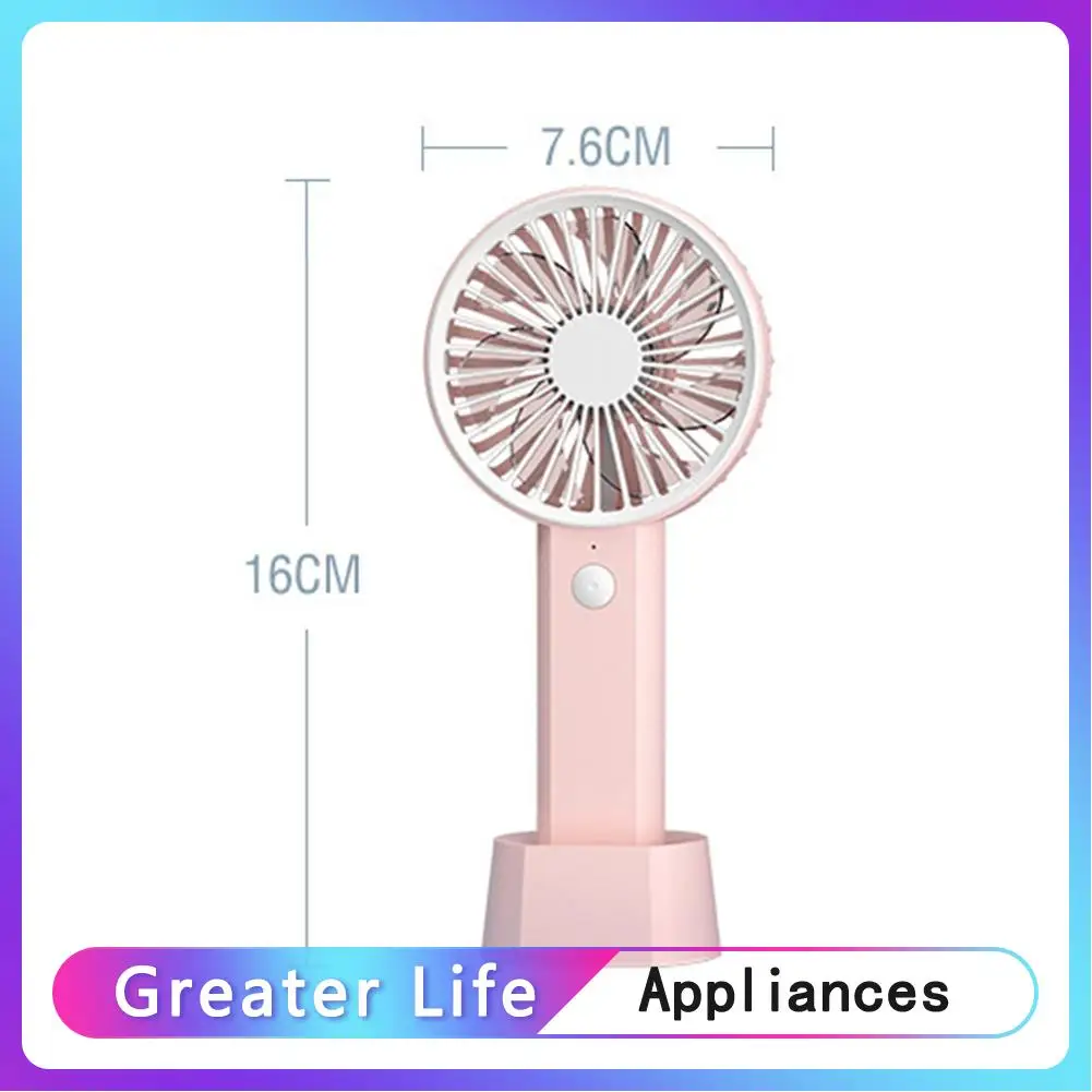 

Mini Cooling Fan USB Rechargeable Handheld Humidifier Fan for Outdoor Travel Adjustable Handheld Personal Mini Fan