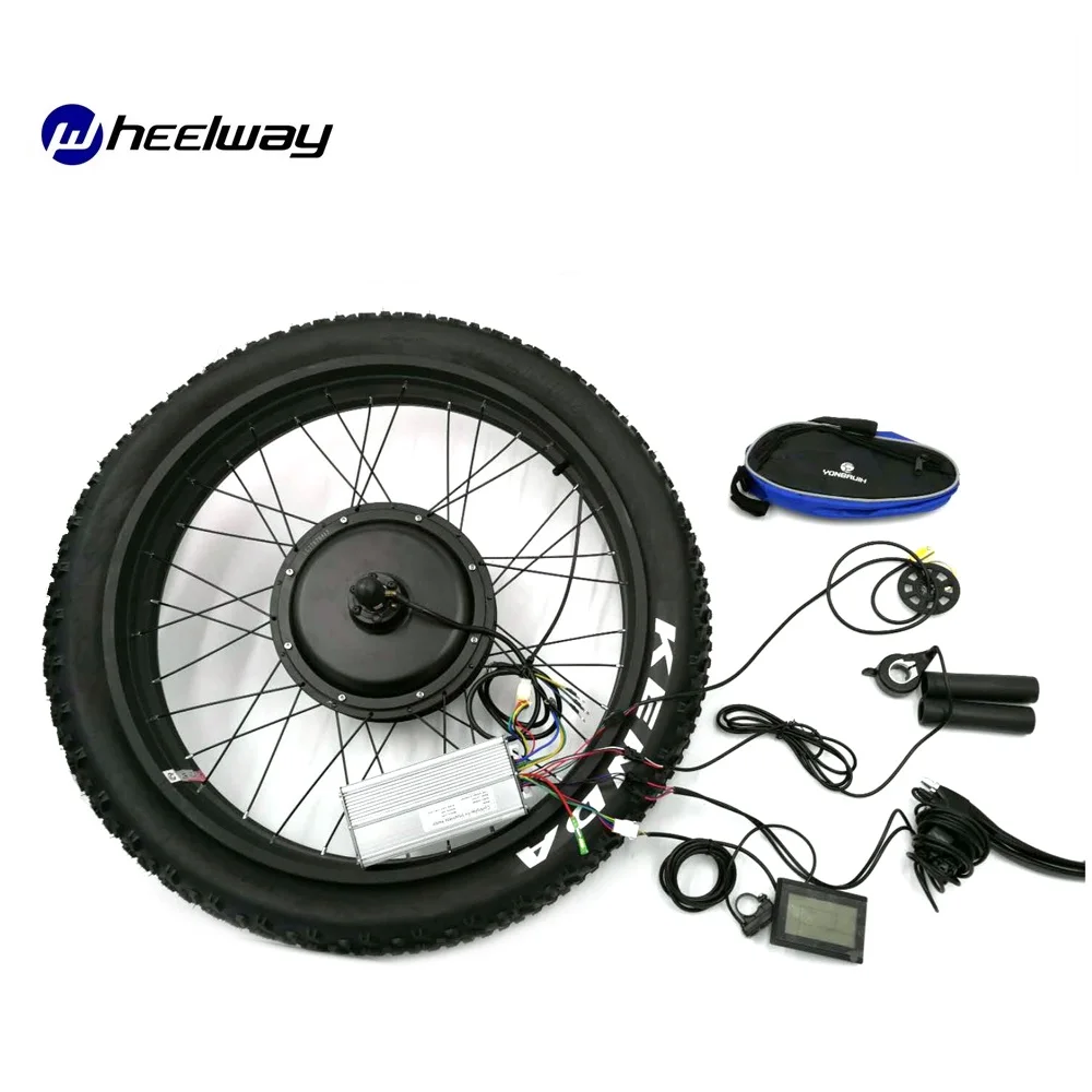 Комплект для переоборудования велосипеда 24 дюйма 26 4 0 Fat 48 В 1500 Вт|Двигатель