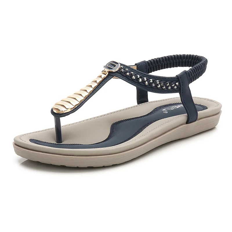 

Women Sandals Shoes Bohemia Gladiator Beach Flat Sexy Sandals Female 2020 New Ladies Women Slip On Sandalias