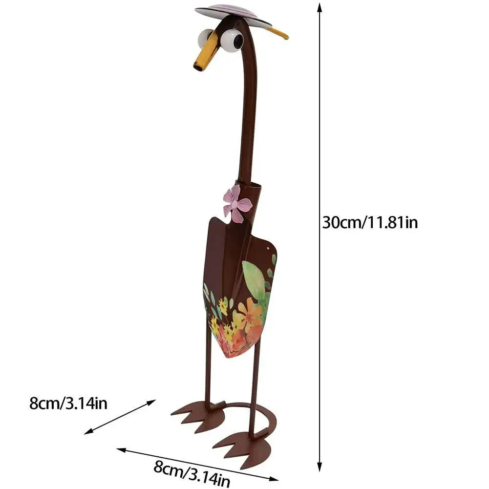 Новинка милая Лопата для украшения сада металлическая лопатка украшение дома