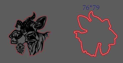 Мультяшный бант это бык ransродитель прозрачные штампы металлическая высечка