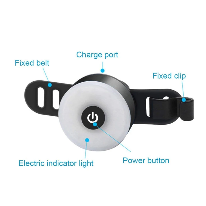 

Bicycle Light Mini Bike Rear Light LED USB Rechargeable MTB Taillight Waterproof Helmet Backpack Lamp Cycling Accessories