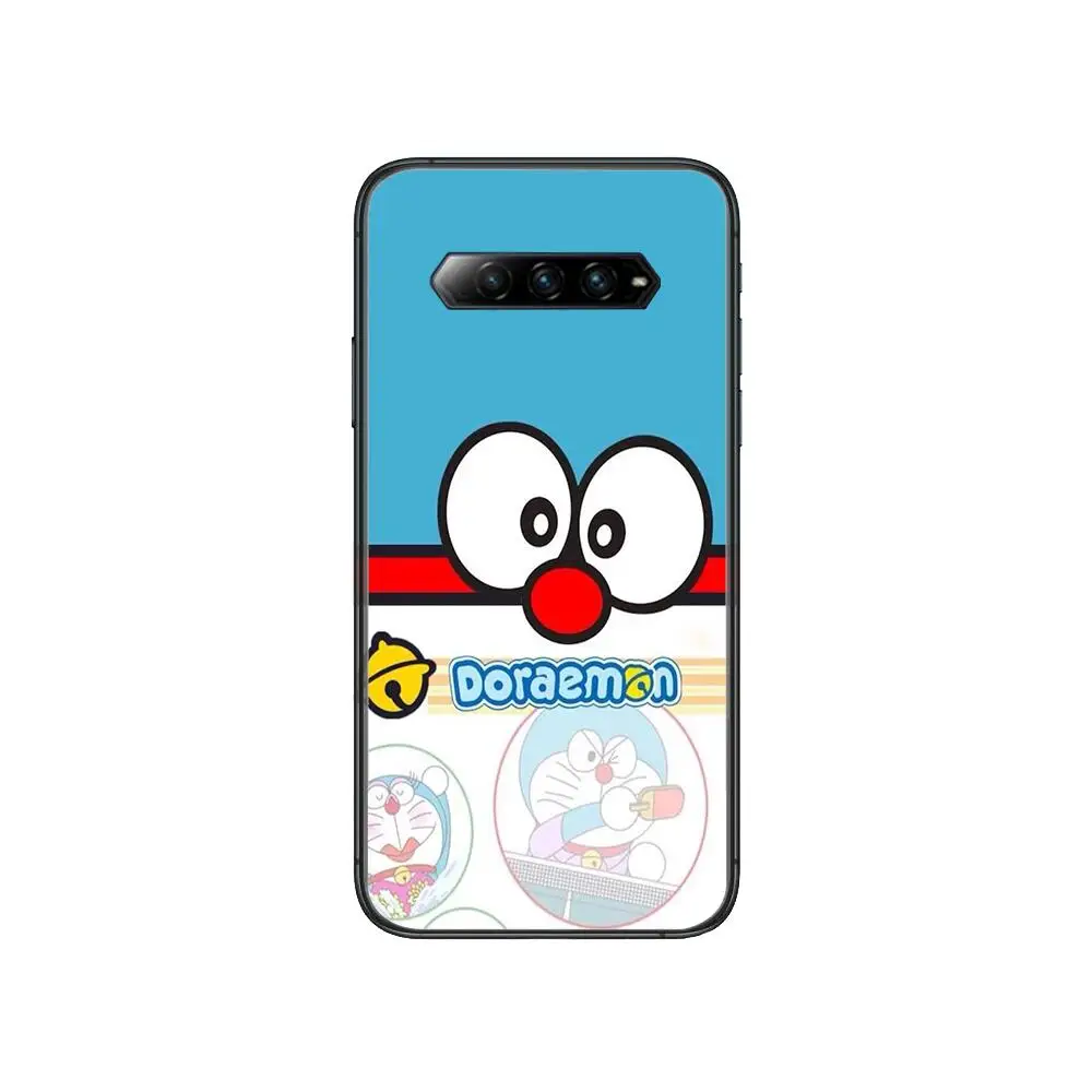 

HD-Doraemon Anime Phone Case For xiaomi Black Shark 2 3 3s 4 Pro Helo Black Cover Silicone Back Prett