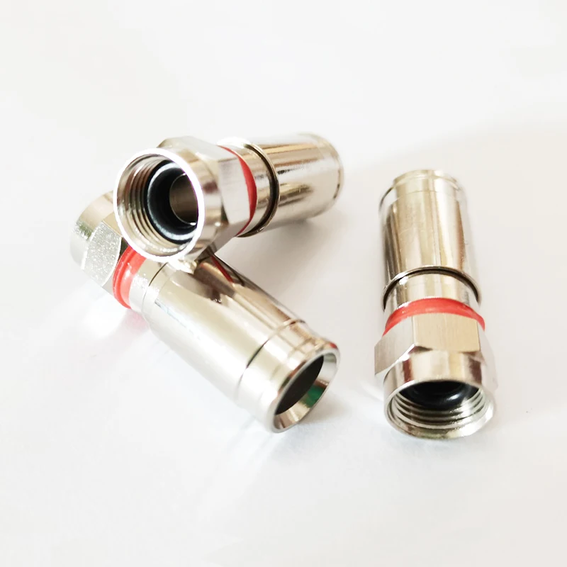 Водонепроницаемый компрессионный соединитель F NCHTEK RG6 адаптер компрессионного