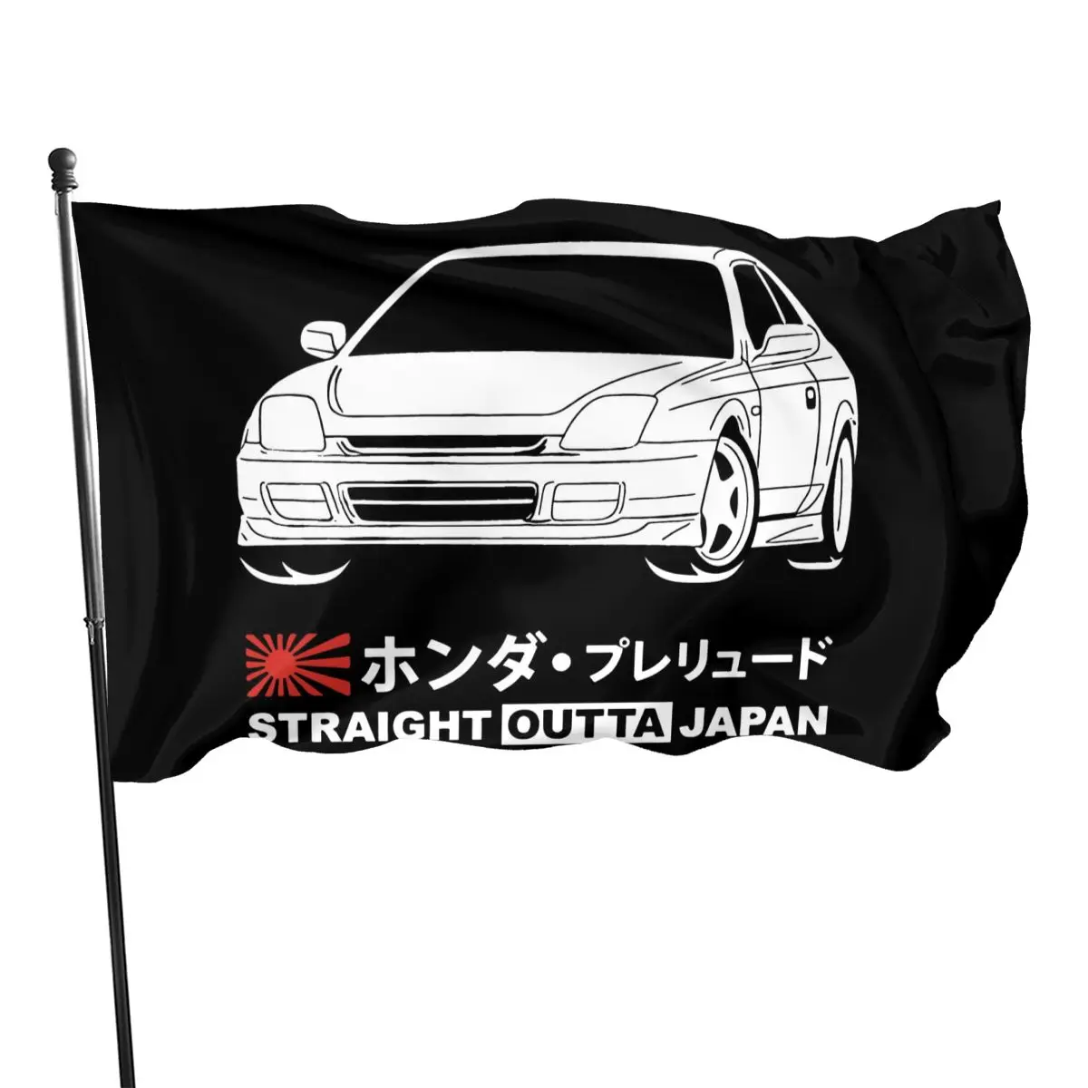 T Honda Prelude Sir Type S Bb6 96 01 Brand New Solid Color Slim Fit Cartoon Character Cheap Sale Flag