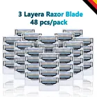 Бритвенные лезвия для Gillette Mach 3, мужские ручные бритвенные головки, кассеты, бритвенный набор для безопасного бритья с заменой мужских t Blade