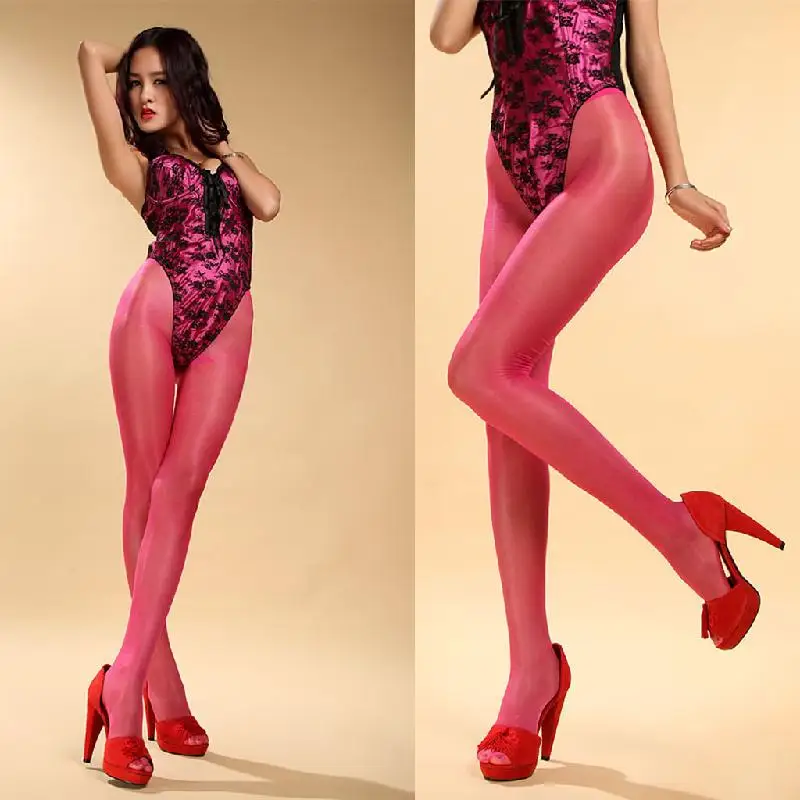 

Fashion Women Sexy Sheer Oil Shiny Glossy Classic Pantyhose Tights Stockings E06F