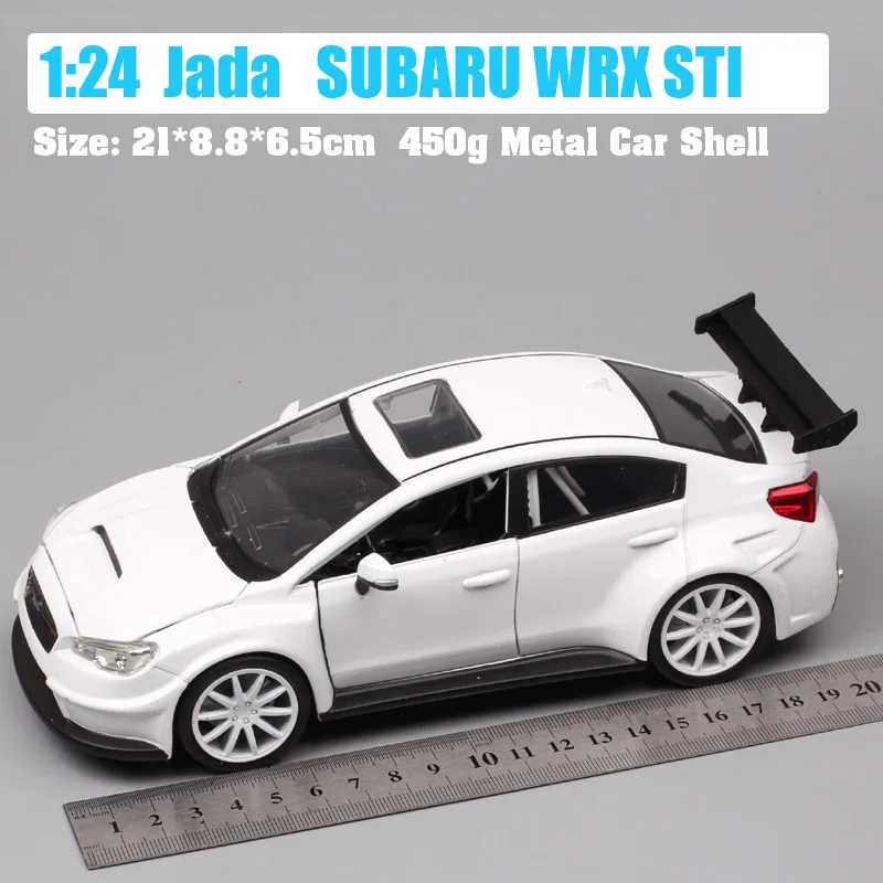 Jada 1/24 scale 2016 Subaru Impreza WRX STI rally гоночный автомобиль литье под давлением