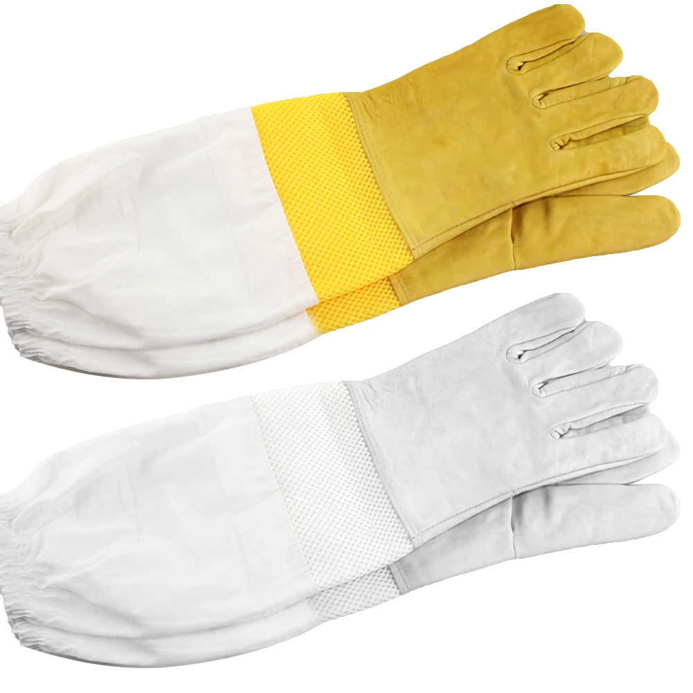 

1 пара новых защитных перчаток для пчеловодства из овчины