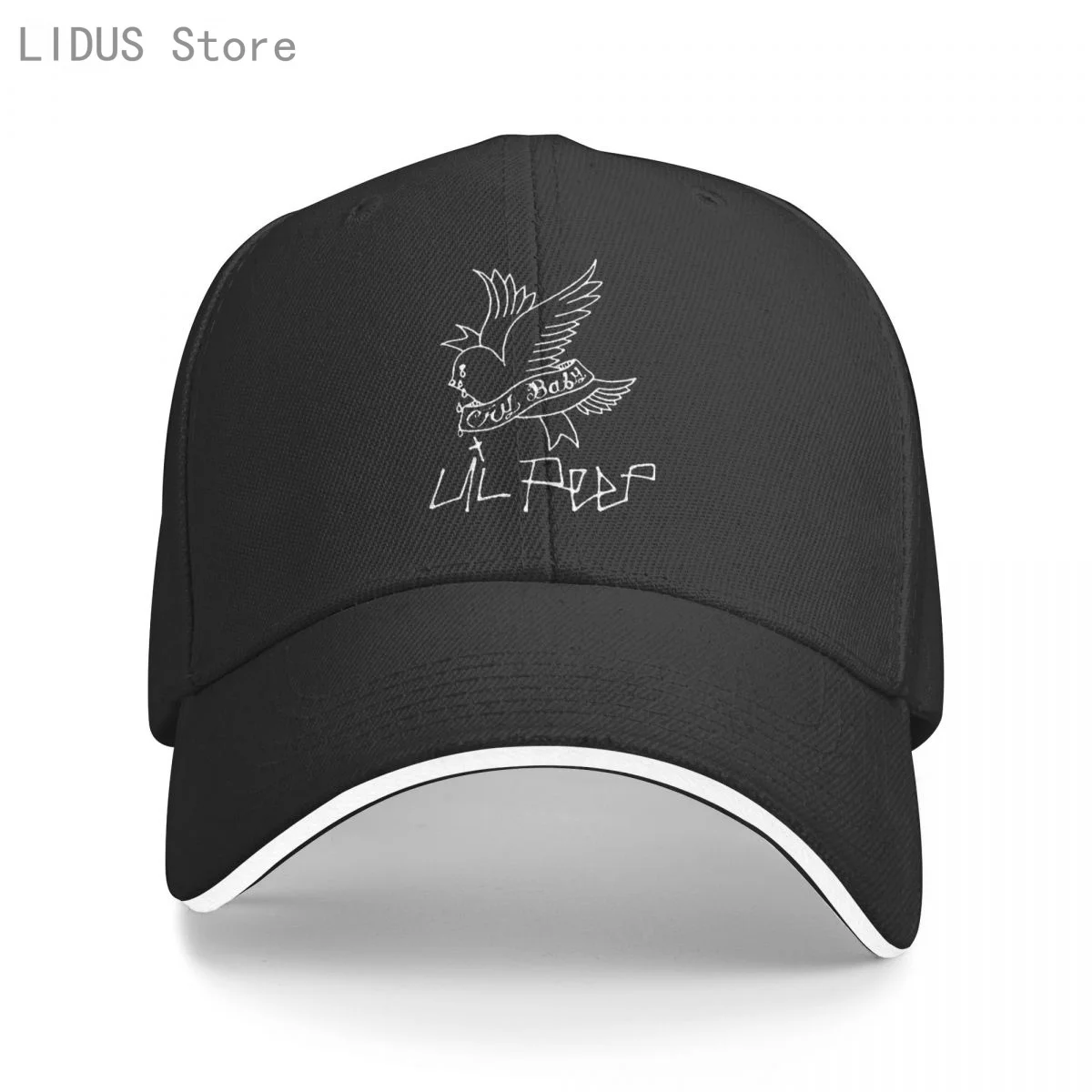 

Lil Peep Dad Hat Printed Baseball Cap Sad Peace Dove Hat Xxxtentacion Hip Hop Cap Golf Love Lil.peep Snapback Hat