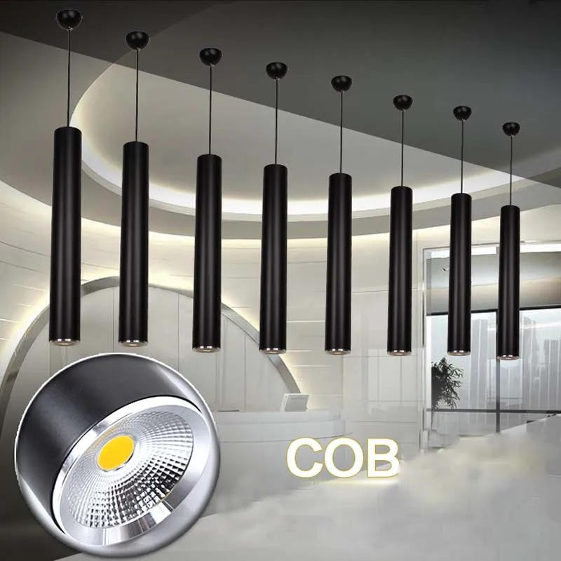 Индивидуальные светодиодные подвесные лампы COB для гостиничного проекта круглые