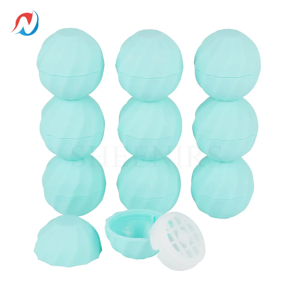 

24pcs 7ml Empty Ball Shape plastic lip balm jar with lids 0.25oz Sphere Round Containers Screw Cap Lipstick Tubes Chapstick Tube