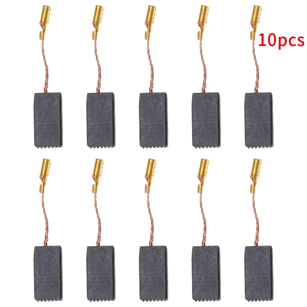

10pcs Power Tool Accessories Universal Multifunction Repair For Angle Grinder Portable Carbon Brush Copper Motor Easy Install