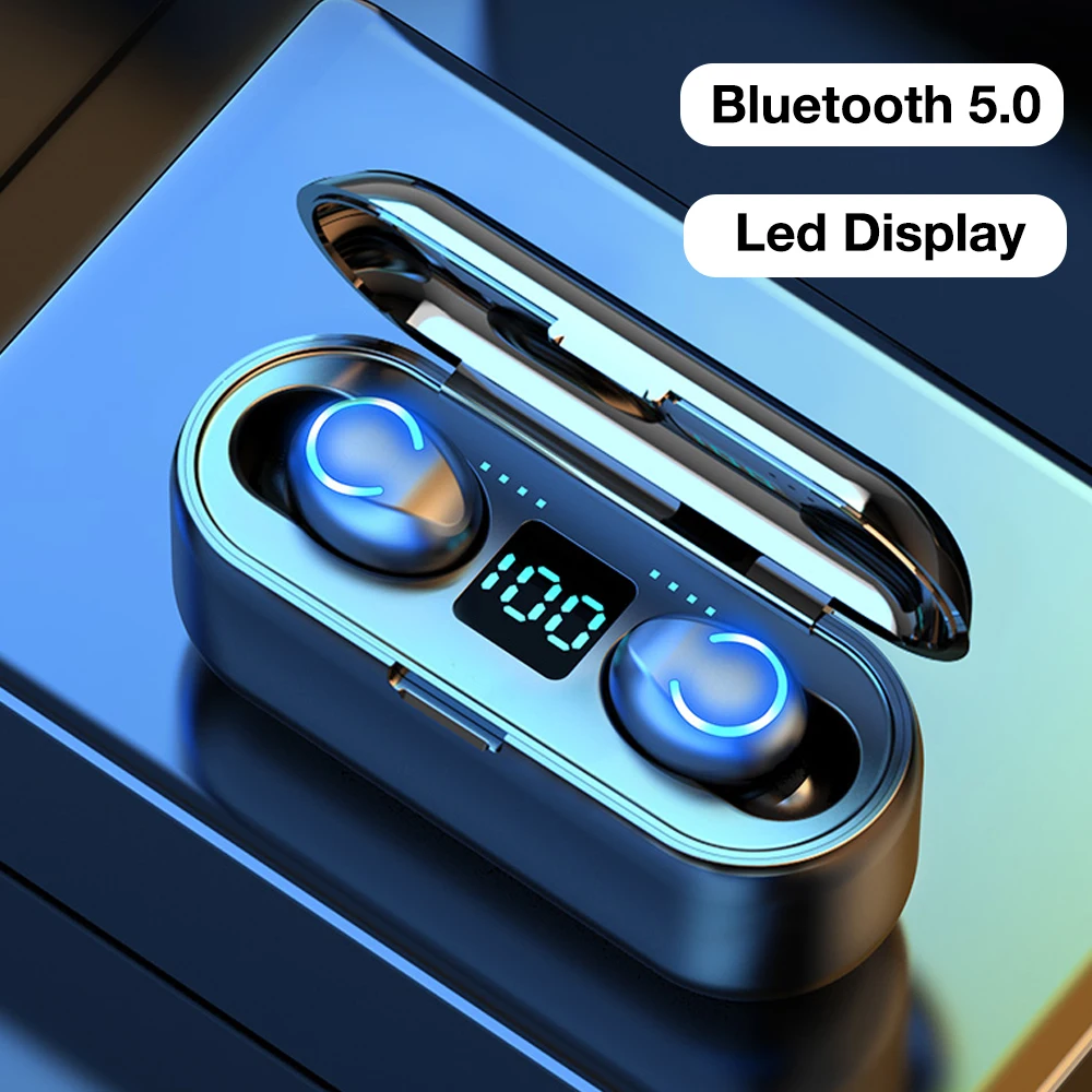 Беспроводные мини-наушники Tws Bluetooth-наушники с сенсорным управлением спортивные