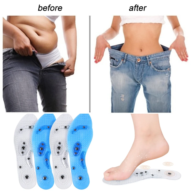 2 пары магнитная терапия забота о здоровье для мужчин гелевые стельки обуви