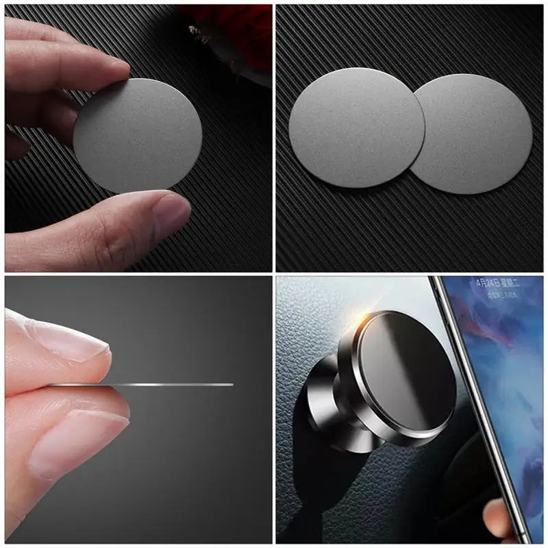 

20Pcs Magnetic Metal Plate For Car Phone Holder Universal Iron Sheet Disk Sticker Mount Mobile Phone Magnet Stand For IPhone