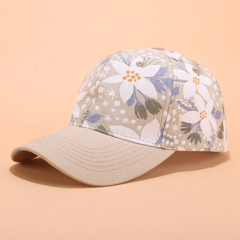 Летняя Женская бейсбольная кепка мужская Кепка Snapback с цветочным принтом